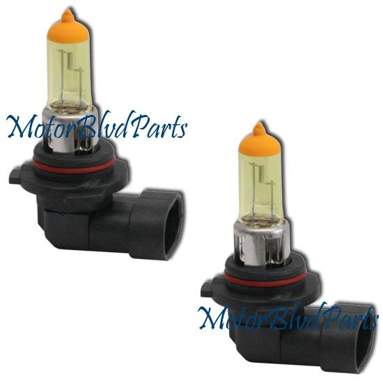 9006 type xenon bulbs - 12 volts, 55 watts yellow light