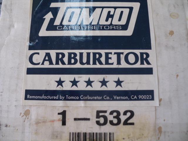 Tomco remanufactured carburator 1-532 84-85 ford 4.9l