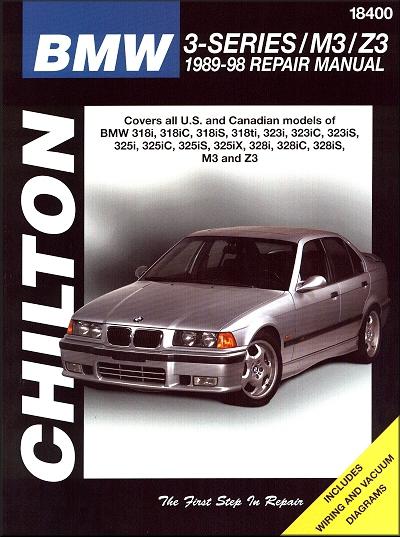 Bmw 318, 323, 325, 328, m3, z3 repair manual 1989-1998