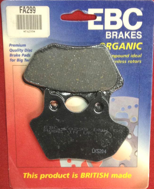 Harley davidson ebc brake pad # fa299 pads fa-299 front or rear 00-04 new 