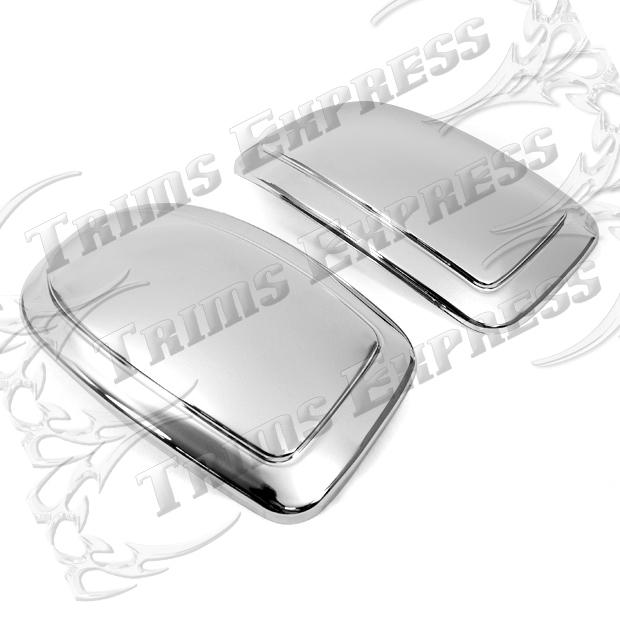 1999-2006 silverado/sierra/00-06 tahoe/yukon chrome door mirror covers-top half