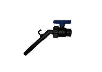 Gpi ball valve nozzle - 1in, polypropylene