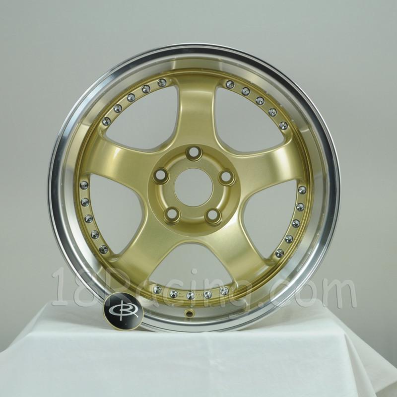 Rota  d2 wheels 17x7.5 5x114.3 35 73 rgold sti wrx rsx civic  integra last set