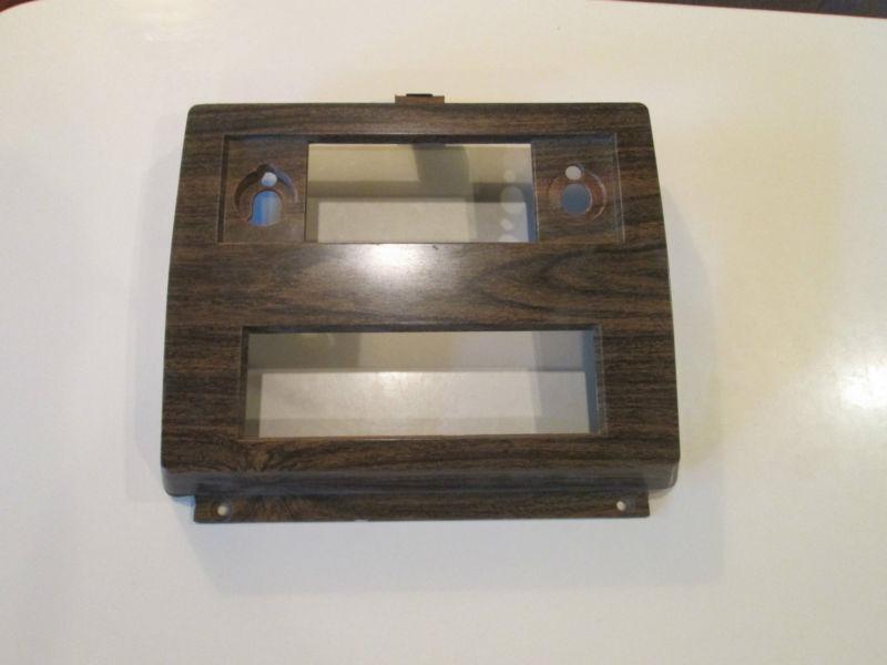 1978 chevy caprice radio stereo dash bezel trim face surround panel filler 