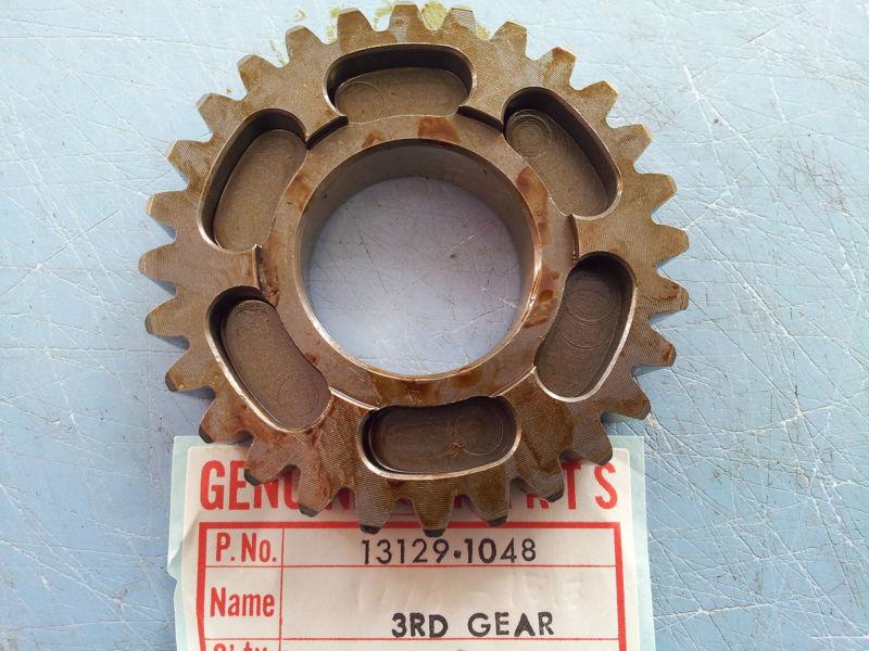 Kawasaki kz750 kz650 zr750 zx750 zn700 1977-1993 3rd drive gear 13129-1048 nos