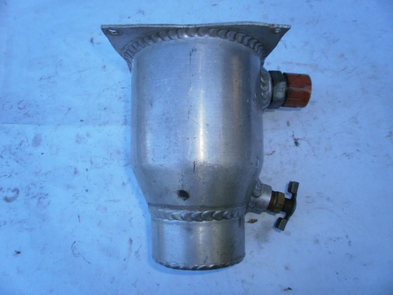 Engine breather catch can oval craft nascar arca  wissota imca ihra nhra rat rod