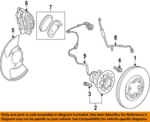 Gm oem 25832143 front wheel bearing & hub/axle bearing & hub