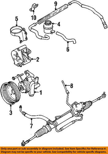 Jaguar oem c2n2127 power steering return hose/steering return hose