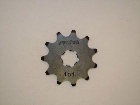 Sunstar sprocket front 11t 420 steel fits suzuki tm75 1976