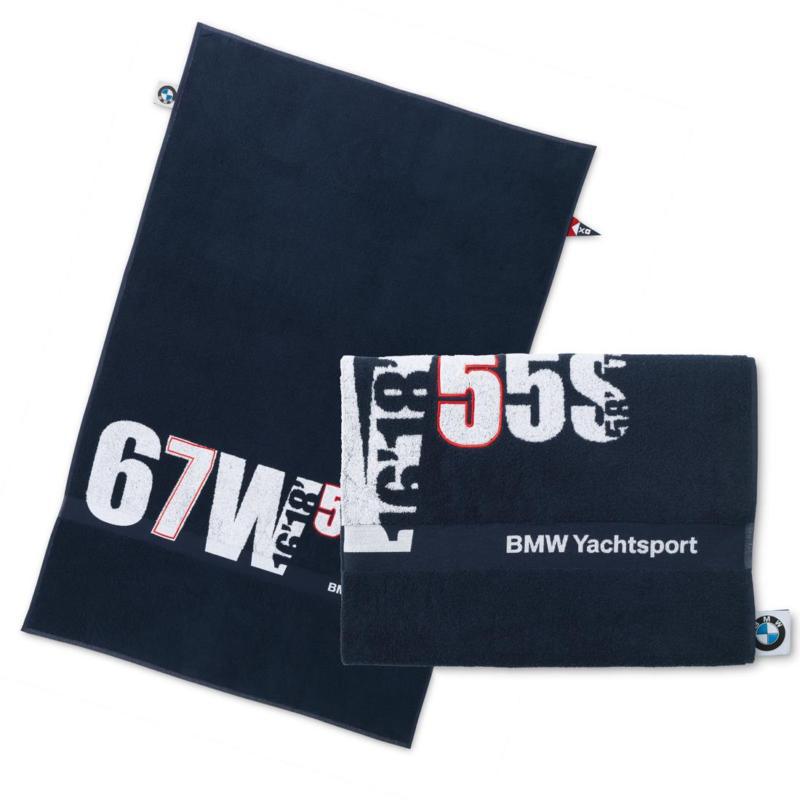 Bmw yachting beach towel / dark blue 80232318358