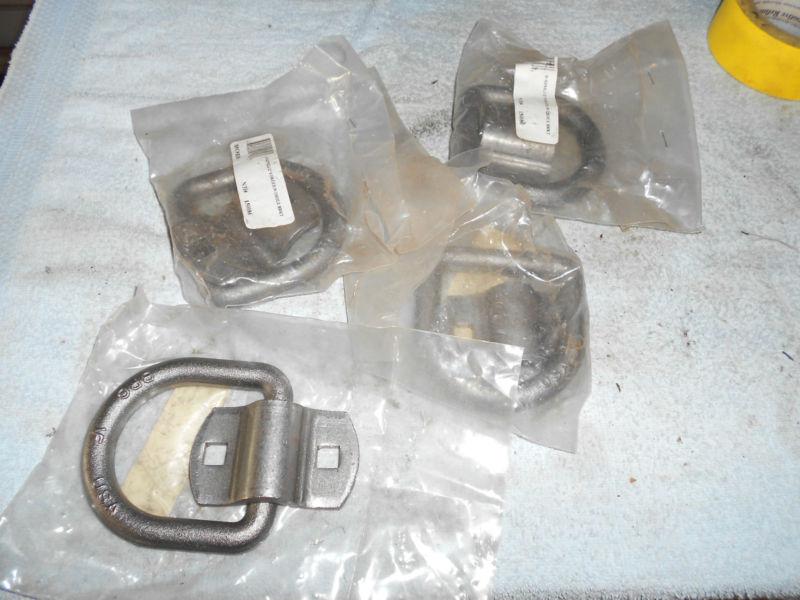 D rings for wall or floor anchor tie downs (4)