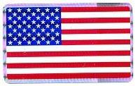 American flag official racing decal   d286