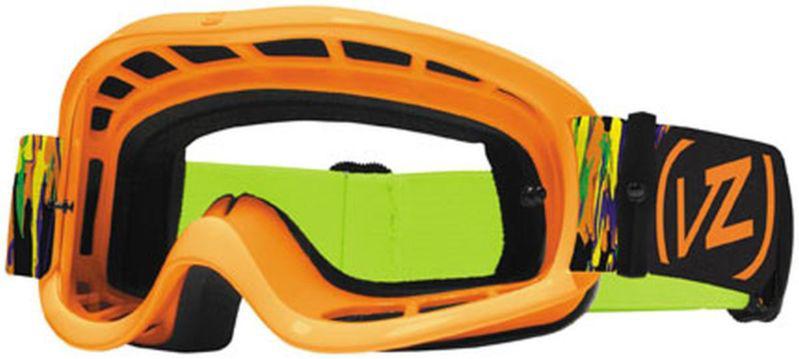 Vonzipper sizzle mx/offroad/motocross adult goggles,drip mop/orange/brown