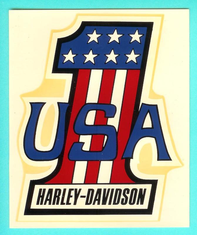 Harley davidson vintage usa 1 decal