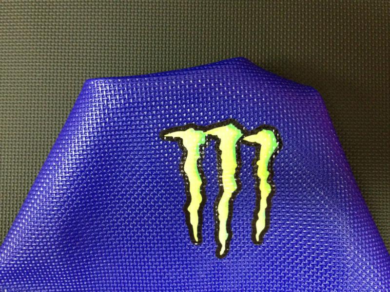 New monster kawasaki kx450f 2012 blue gripper seat cover