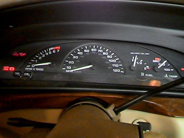 1998 oldsmobile eighty eight speedometer instrument cluster gauges 2612046