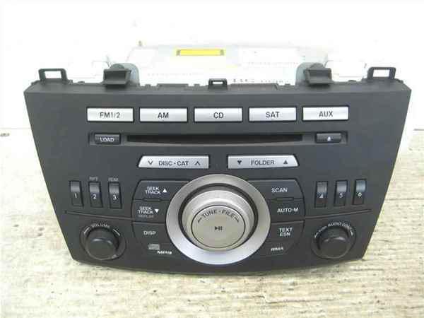 10 mazda 3 cd single disc mp3 player radio oem