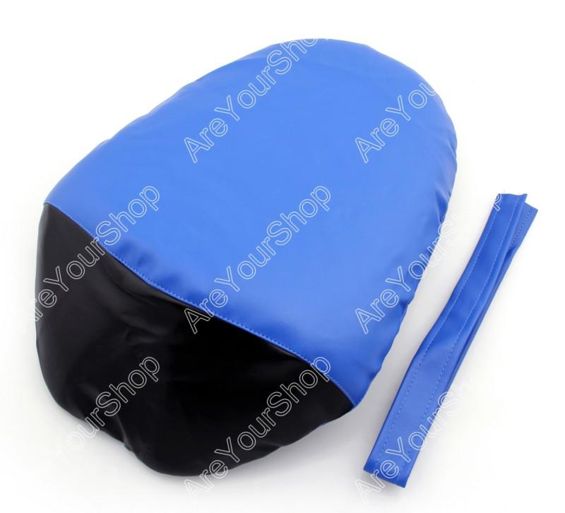 Rear pu leather seat cowl cover pillon suzuki gsxr1000 2009-2010 k9 blue