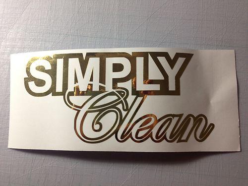 Simply clean illest canibeat fatlace stance sticker decal jdm gold chrome hd