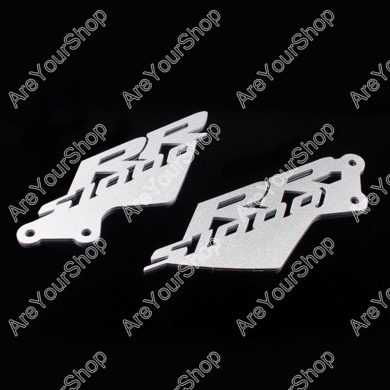 Foot peg heel plates guard for bmw s1000rr 2010-2013 silver