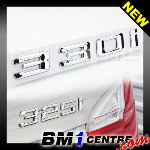 330i letter number badge emblem chrome for bmw 3 series e90 e91 e92 e93 rear