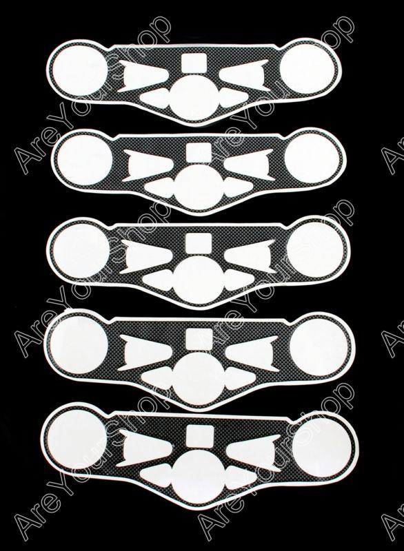 5 pcs decal pad triple tree top clamp upper front end honda cbr1000rr 2008-2011