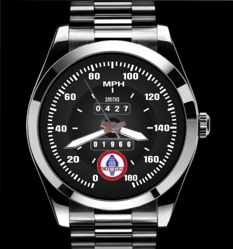 427 289 shelby cobra sc ac ace 180 mph speedometer meter auto art watch