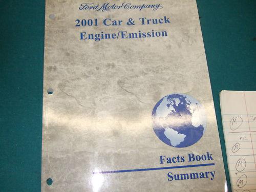 2001 ford car truck engine emission fact book service 