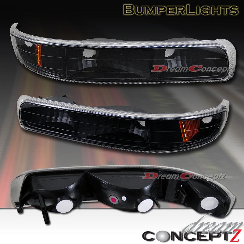 99-02 chevy silverado 00-06 tahoe suburban bumper parking signal lights pair