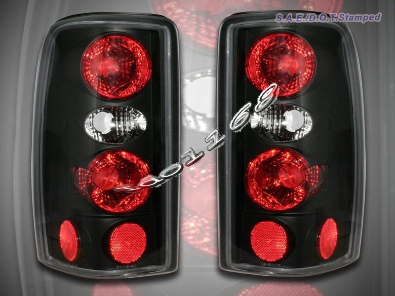 00 2001 2002 2003 2004 2005 06 tahoe yukon suburban denali tail lights jdm black