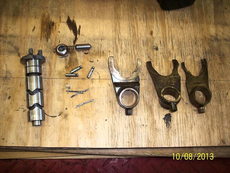 1973 harley aermacchi sx350 sprint ss 350  trans transmission shift forks drum *