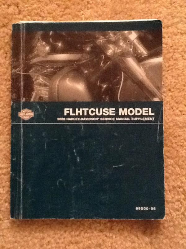 2006 harley davidson service manual supplement, flhtcuse models