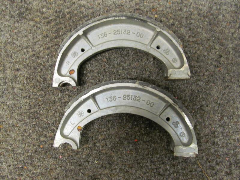 Yamaha ya5 125cc brake shoes 136-253132-00 nos oem 1960's vintage 