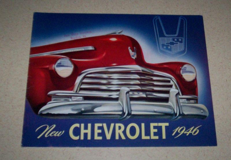 Chevrolet 1946 sales brochure booklet