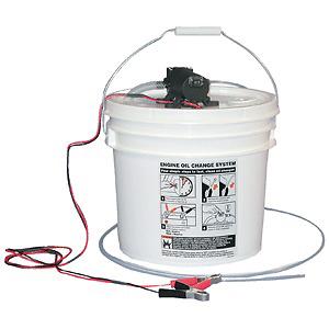 Jabsco diy oil change system w/ pump and 3.5 gallon bucket