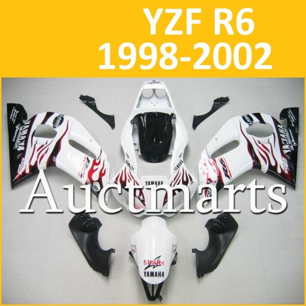 Fit yamaha yzfr6 98 99 00 01 02 yzf r6 1998 1999 2000 2001 2002 fairing b13 h23