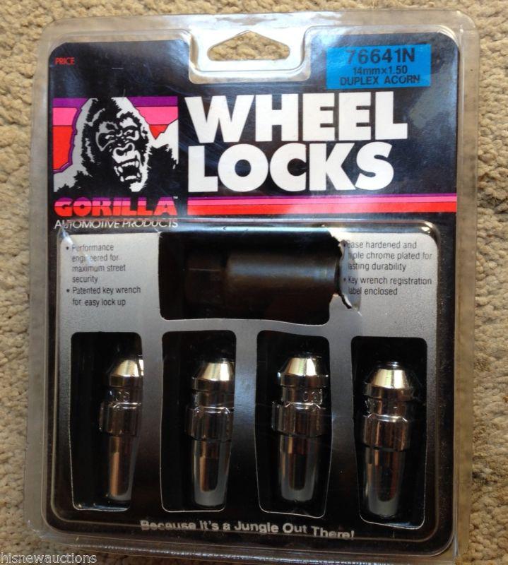 Gorilla wheel locks - 76641n 14mm x 1.50 duplex acorn style - gm trucks/suvs