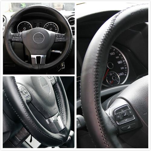 Steering wheel cover leather wrap cover diy stitch w needle scion acura 43005a