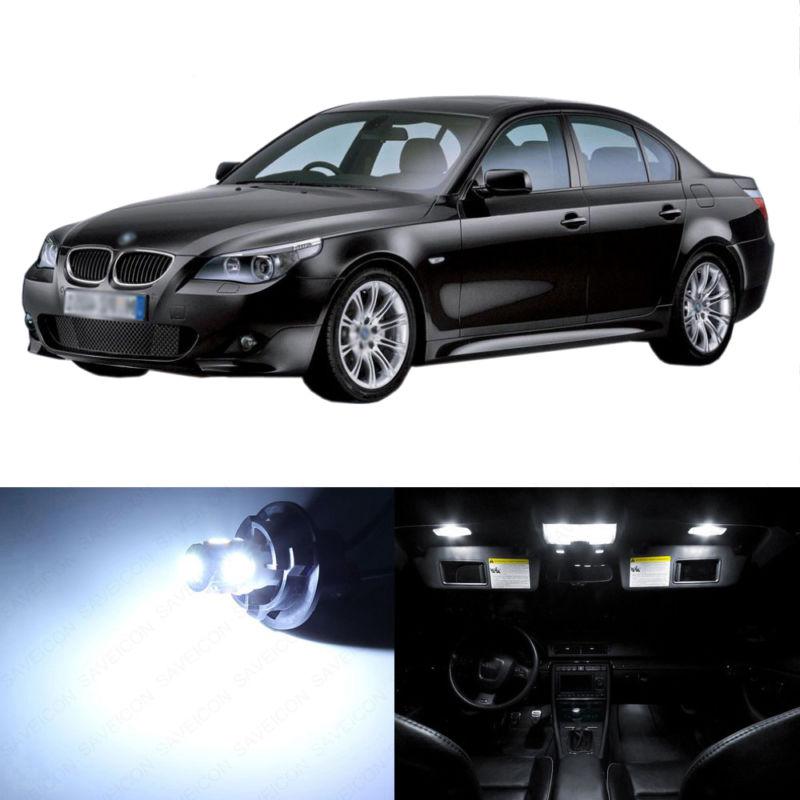 17 x white led interior light package for 2004 -2010 bmw 5 series m5 e60 e61