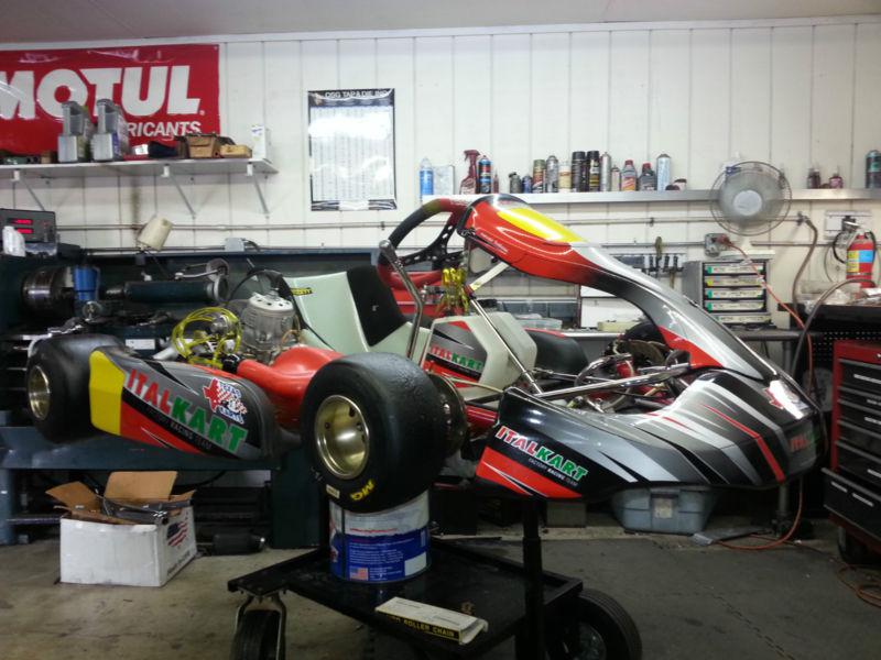 Italkart rapido v 125 tm k9b icc shifter kart great shape