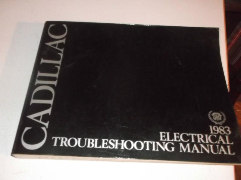 Factory 1983 cadillac electrical troubleshooting service repair manual 