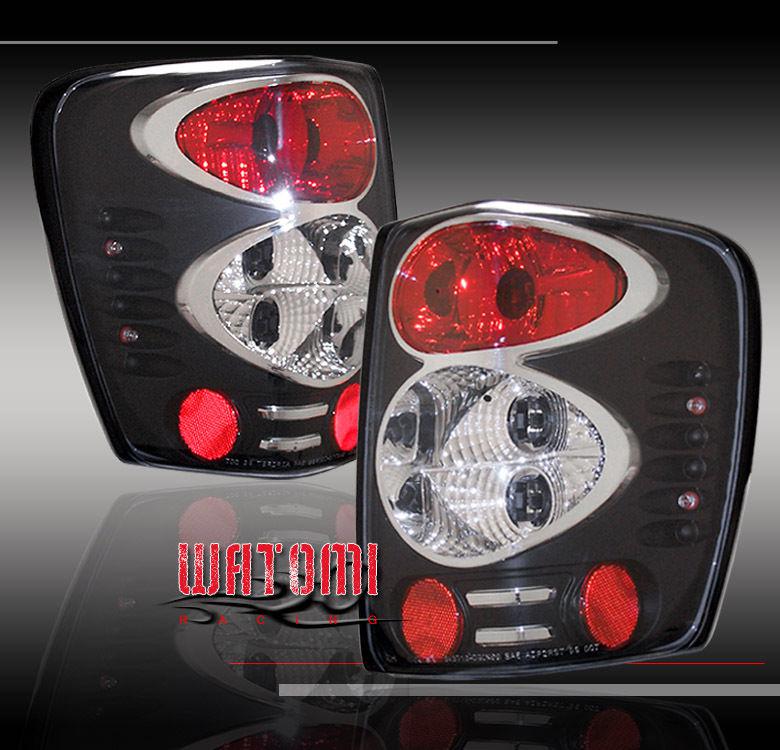 1999-2004 jeep grand cherokee tail lights blk 2000 2001