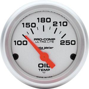 Autometer 4347 ultra lite oil temperature gauge