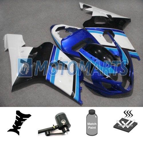 Bundle fairing kit w/ brake fluid pot for suzuki gsx r 600 750 k4 04 05 gsxr at