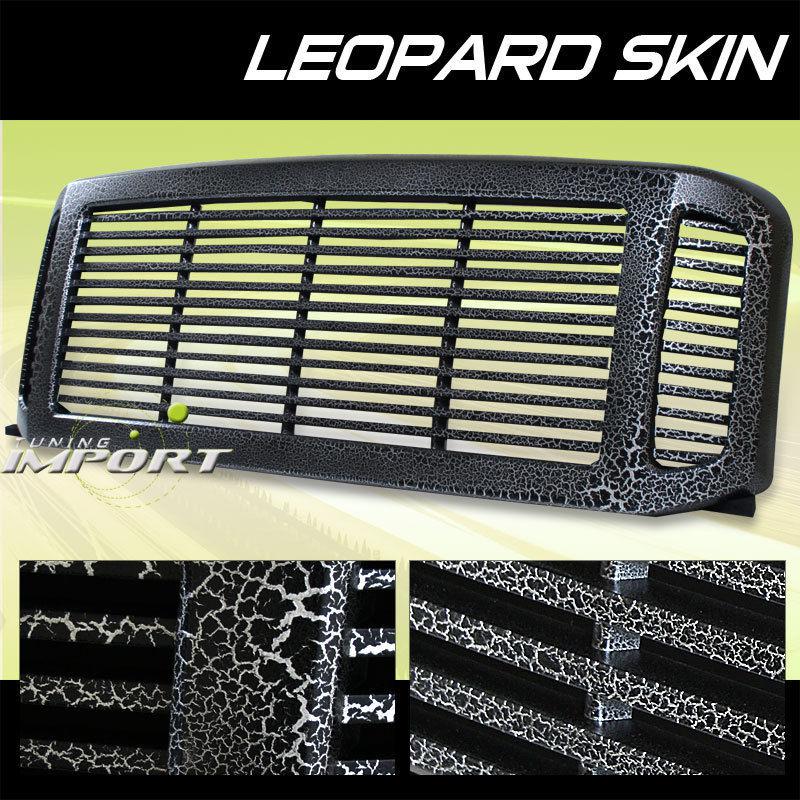 Ford 05-07 excursion black billet leopard style replacement front grille new