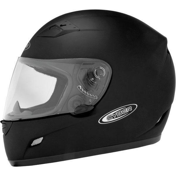 Cyber us-39 motorcycle helmet flat black xs/x-small