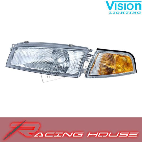 Driver side l/h headlight corner light signal 97-02 mitsubishi mirage 4dr sedan