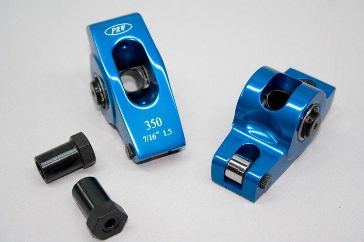 Prw sbc chevy 262-400 aluminum roller rocker arms 1.5 x 3/8"