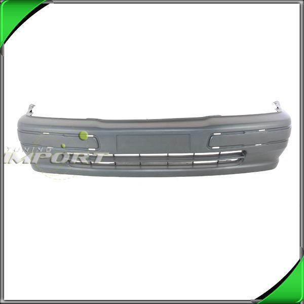 95-97 toyota tercel front bumper fascia cover abs primed blk plastic paint-ready