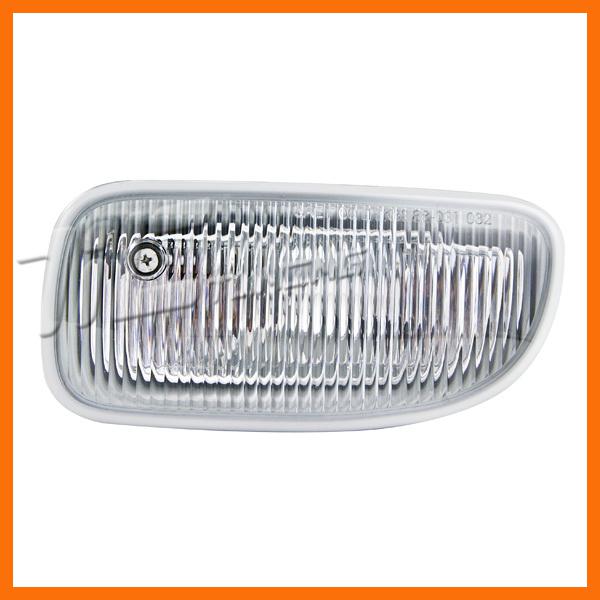 2002 2003 jeep grand cherokee fog lamp lens chrome light hsg wo bulb bezel left